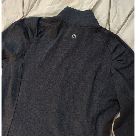 Lululemon  1/4 Zip Pullover sz 8 Charcoal Grey - Picture 3 of 8